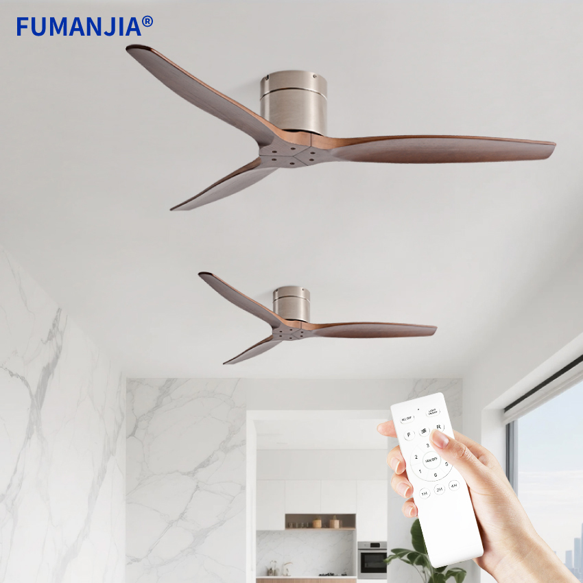 Ceiling Fan With Remote Control Reversible - FUMANJIA 42/52/60 Polegada Ventilador de teto
