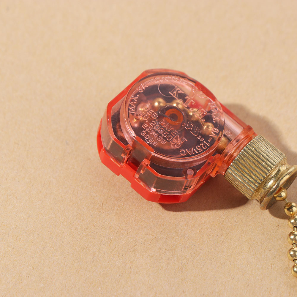 Ceiling Fan Pull Chain Switch - Controle de Velocidade com 3 Níveis,