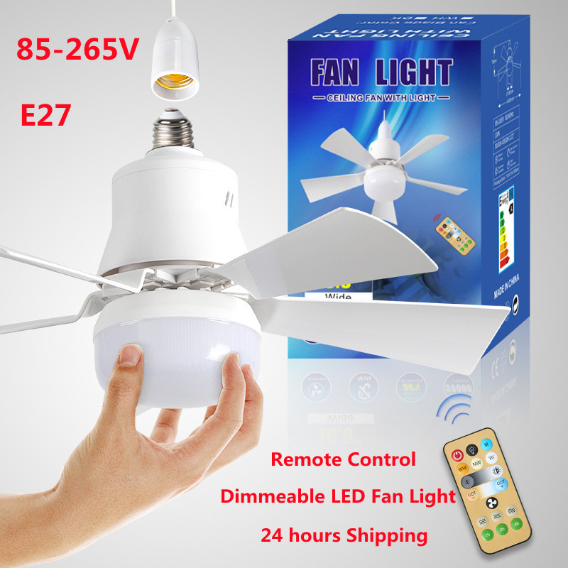 Ceiling Fan Led 3 Blade Modern - Casa led ventilador de luz 3