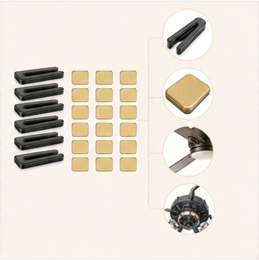 Ceiling Fan Blade Balancing Kit - 6 conjuntos de kit de balanceamento