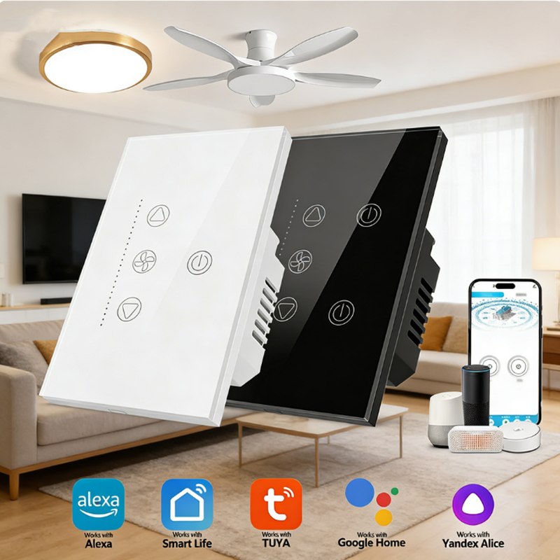 Smart Ceiling Fan Alexa Wifi - Interruptor de Luz para Ventilador de