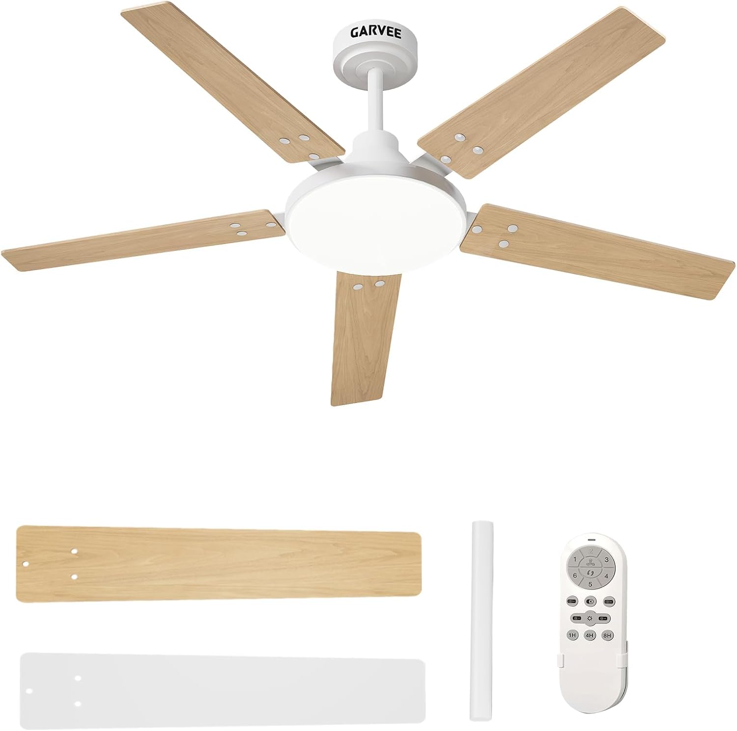 Ceiling Fan Low Profile Flush Mount - Ventilador de Teto de 52 Polegadas