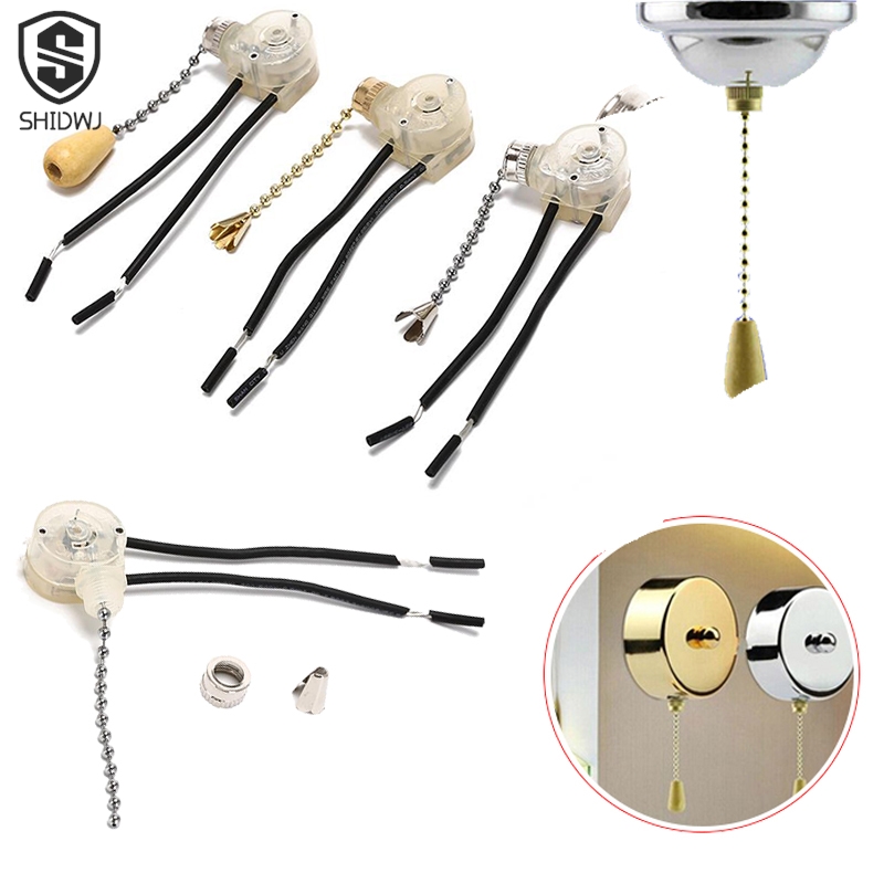 Ceiling Fan Pull Chain Switch - Interruptor universal para ventilador de teto,