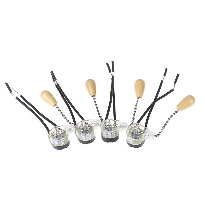 Ceiling Fan Pull Chain Switch - 4 pçs luz de parede interruptor