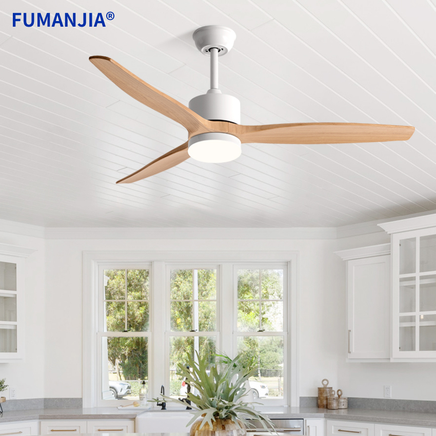 Ceiling Fan Dc Motor 52 Inch - Ventilador de Teto FUMANJIA com Luz,