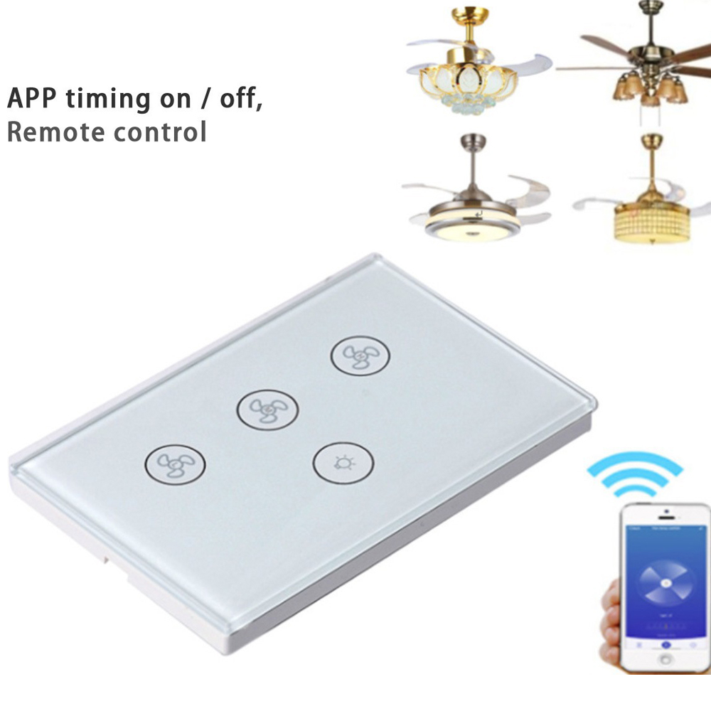 Smart Ceiling Fan Alexa Wifi - Interruptor de Ventilador Inteligente Tuya Wifi,