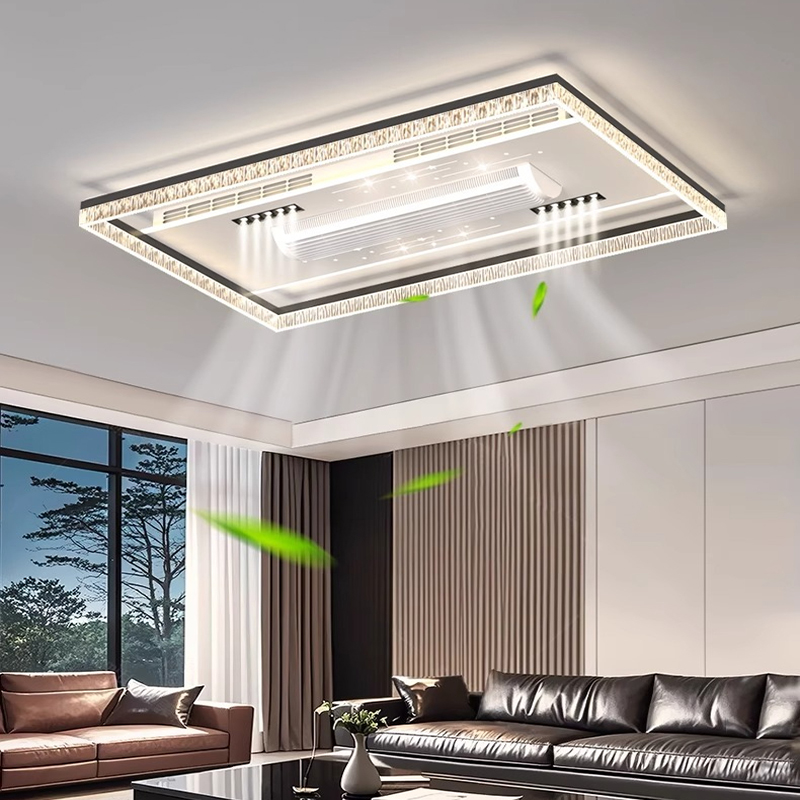 Ceiling Fan Led 3 Blade Modern - Ventilador de teto sem pás para