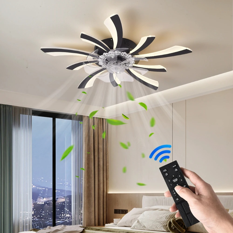 Ceiling Fan With Remote Control Reversible - Luminária de Teto com Ventilador para