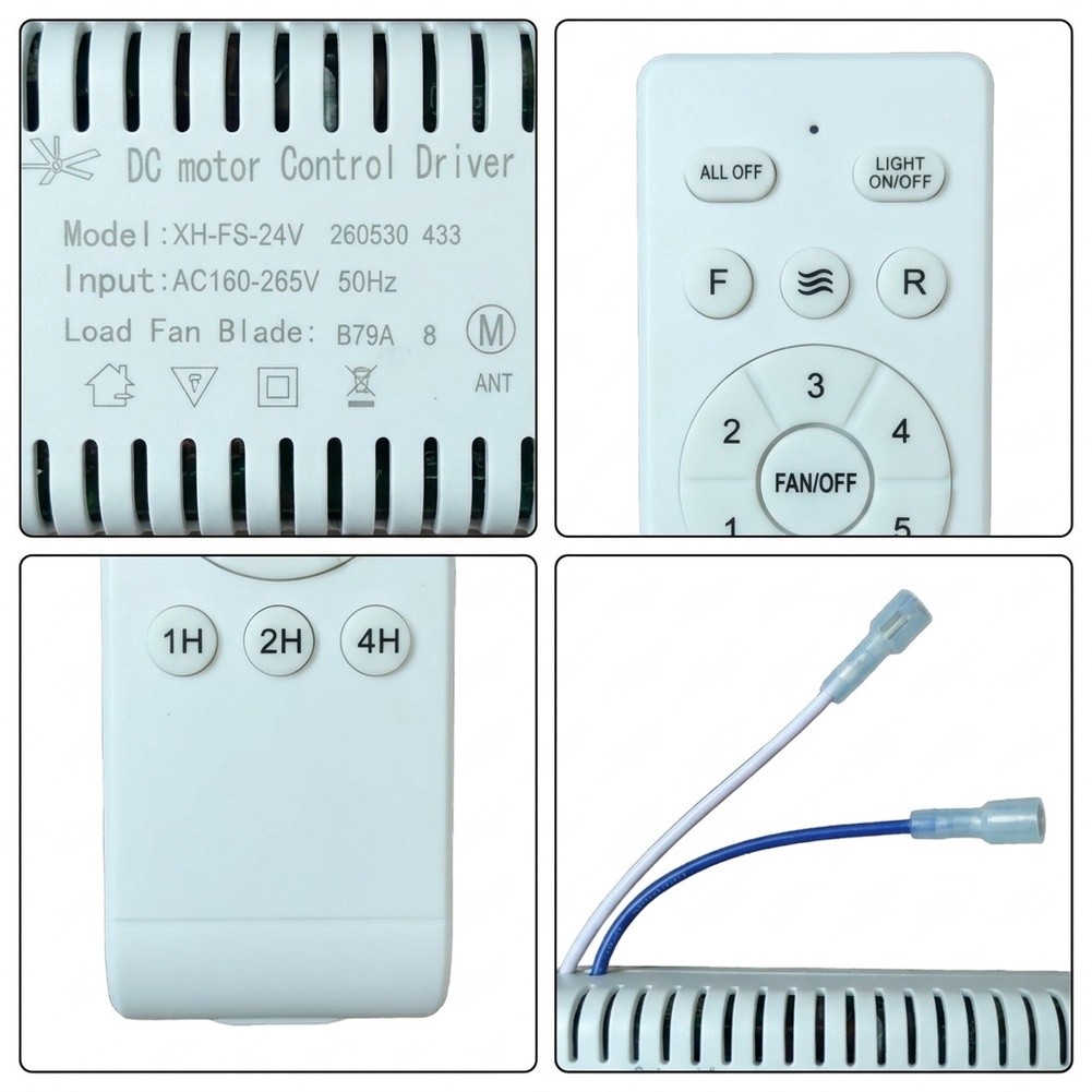 Kit de controlo remoto para ve - Ceiling Fan Light Kit Replacement avaliação e preço