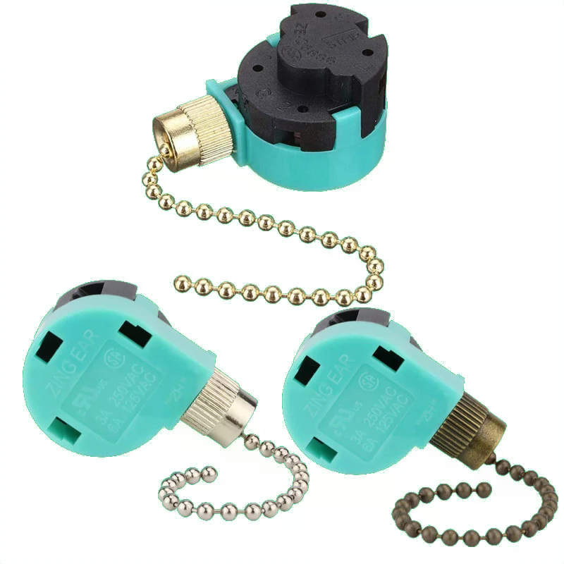 Interruptor do ventilador de t - Ceiling Fan Pull Chain Switch avaliação e preço