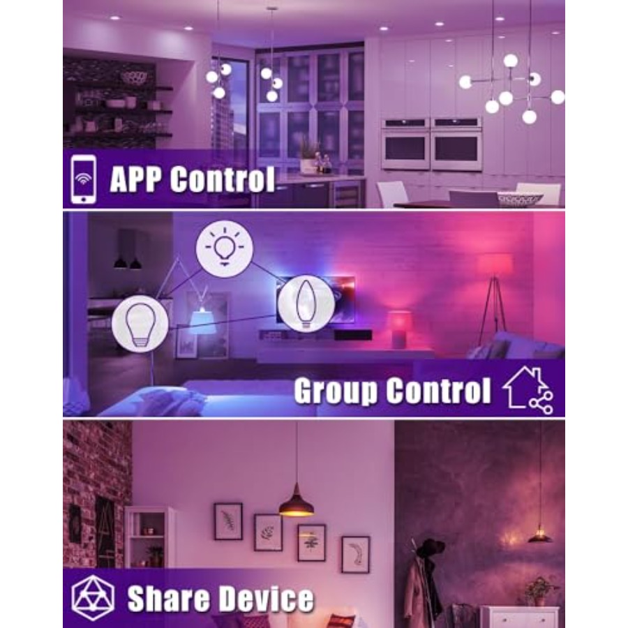Lâmpadas Inteligentes, Lâmpada - Smart Ceiling Fan Alexa Wifi avaliação e preço