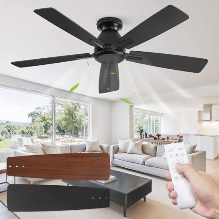 Ventilador de Teto Embutido Se - Ceiling Fan Low Profile Flush Mount avaliação e preço