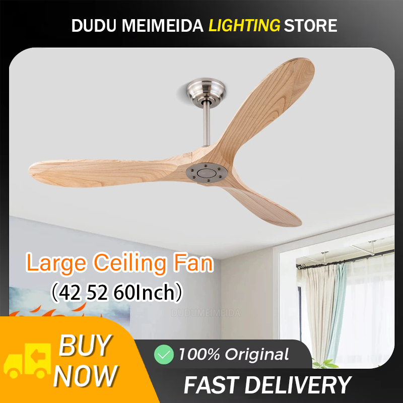 Ventilador de Teto Grande de 4 - Ceiling Fan Dc Motor 52 Inch avaliação e preço
