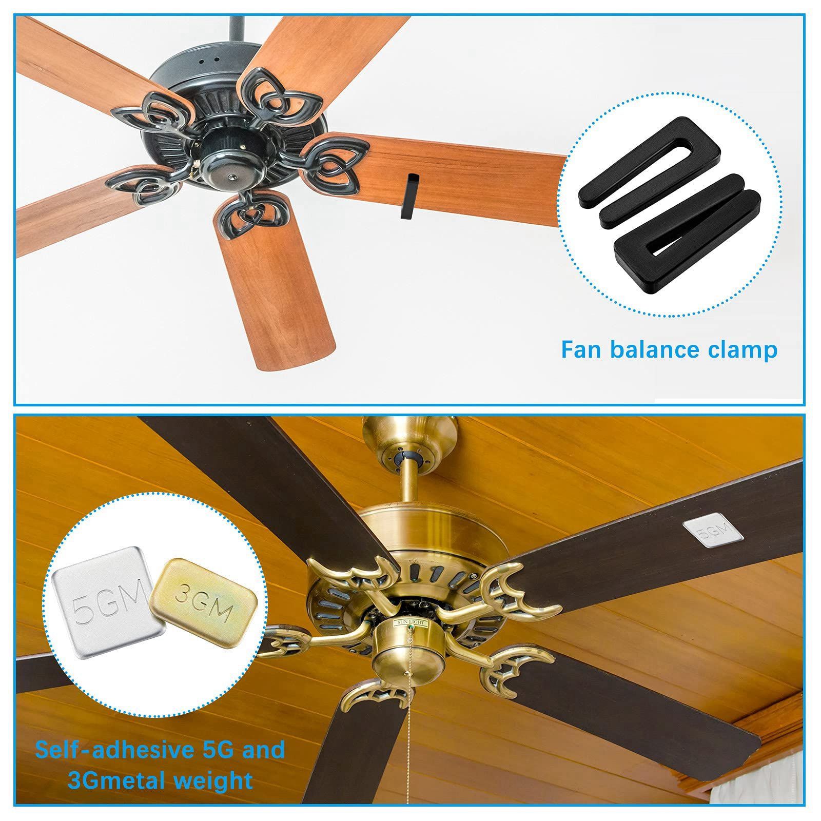 Qualidade 6 conjuntos de kit d - Ceiling Fan Blade Balancing Kit avaliação e preço