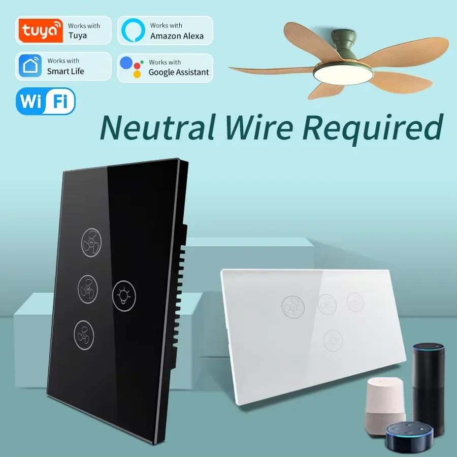 Tuya wifi ventilador de teto l - Smart Ceiling Fan Alexa Wifi avaliação e preço