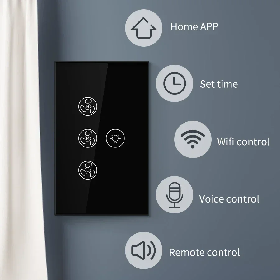 Tuya wifi ventilador de teto l - Smart Ceiling Fan Alexa Wifi avaliação e preço