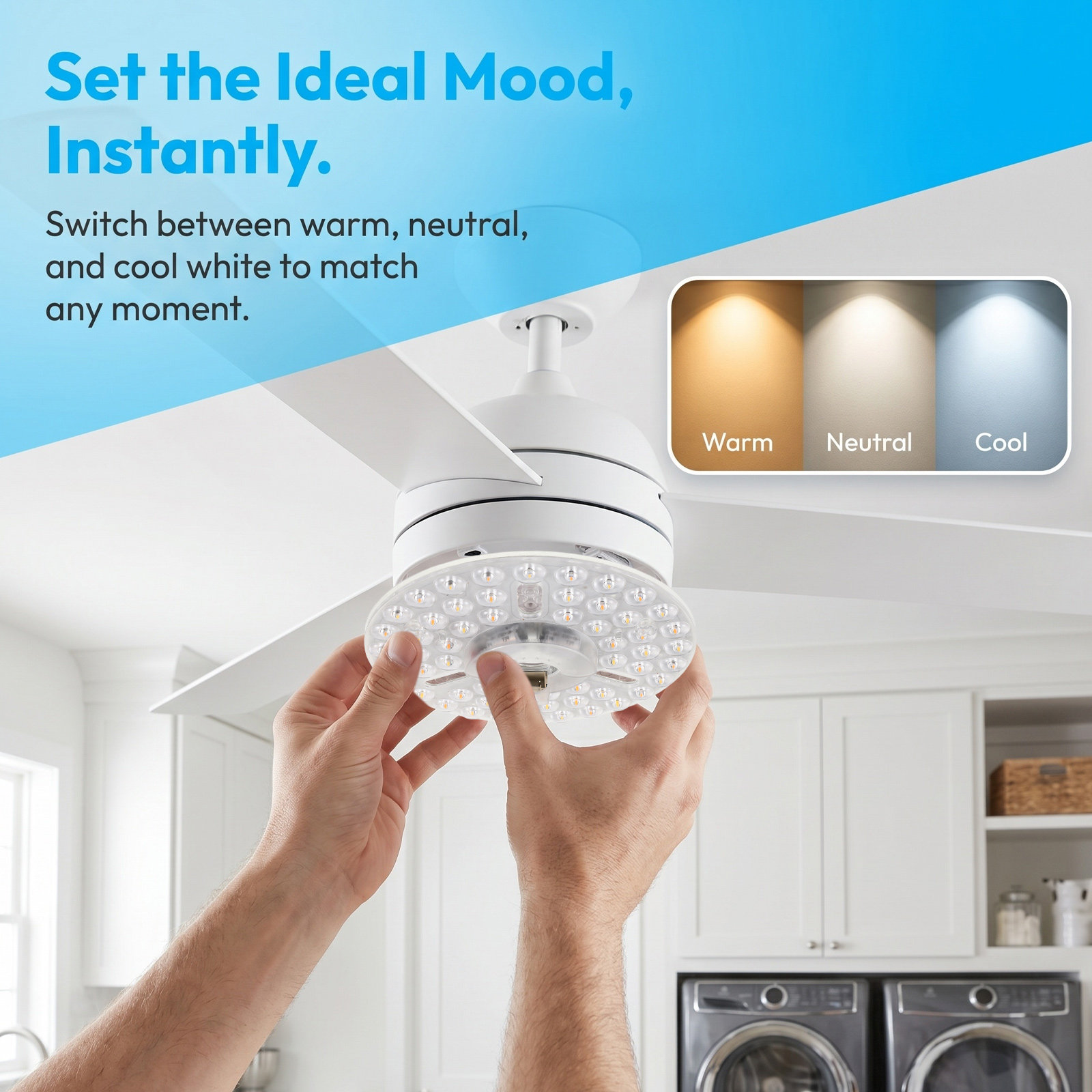 Kit de adaptação para luminári - Ceiling Fan Light Kit Replacement avaliação e preço