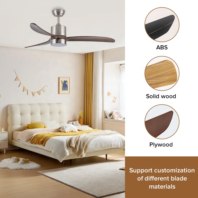 Ventilador de Teto Moderno de  - Ceiling Fan Dc Motor 52 Inch avaliação e preço