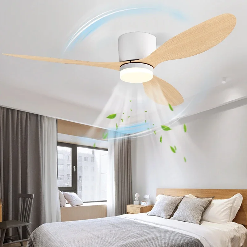 Luzes modernas de ventilador d - Ceiling Fan With Remote Control Reversible avaliação e preço