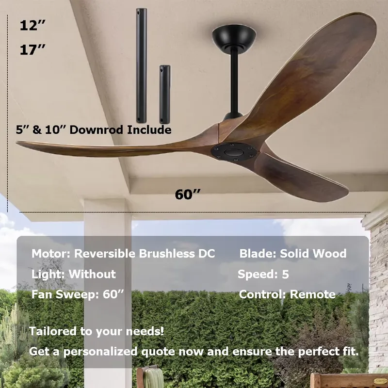 Ventilador de Teto Preto Fosco - Ceiling Fan 60 Inch Industrial avaliação e preço