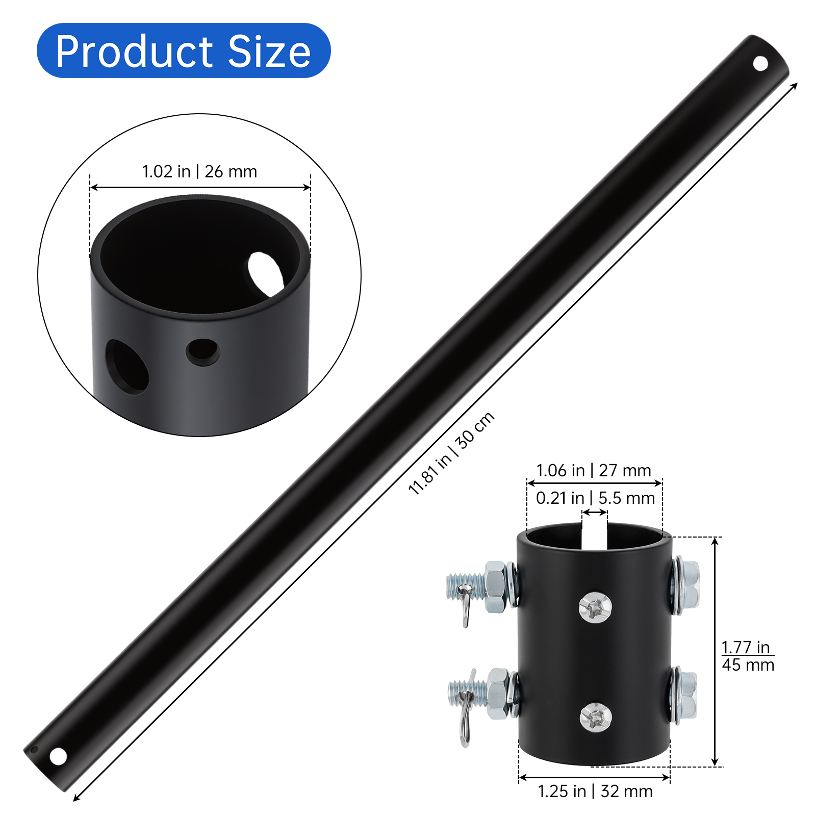 Haste de Extensão para Ventila - Ceiling Fan Downrod 24 Inch avaliação e preço