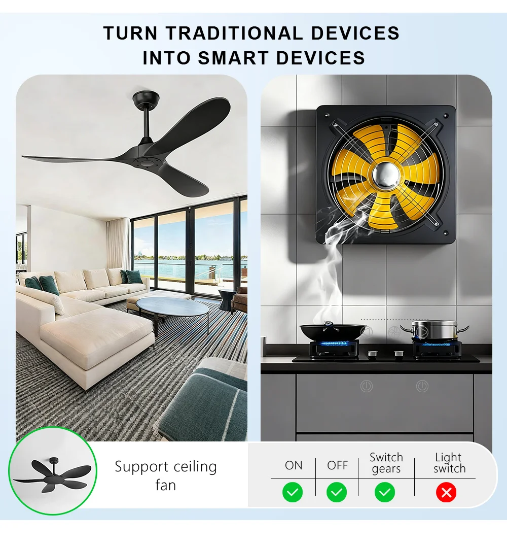 Interruptor de Controle de Vel - Smart Ceiling Fan Alexa Wifi avaliação e preço