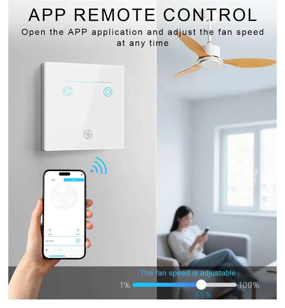 Interruptor de Controle de Vel - Smart Ceiling Fan Alexa Wifi avaliação e preço