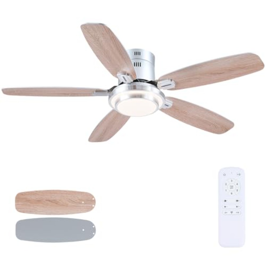 Ventiladores de Teto de Perfil - Ceiling Fan Low Profile Flush Mount avaliação e preço