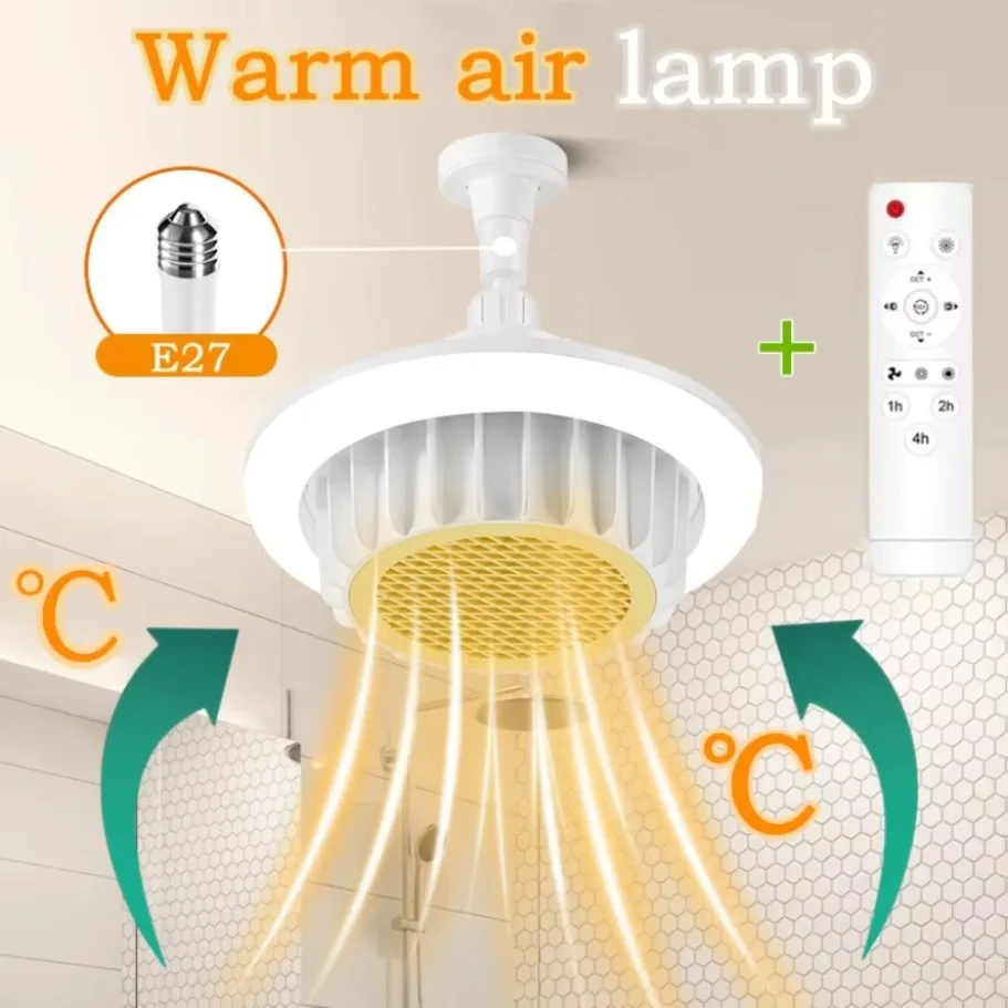600w casa inteira aquecimento  - Ceiling Fan With Remote Control Reversible avaliação e preço