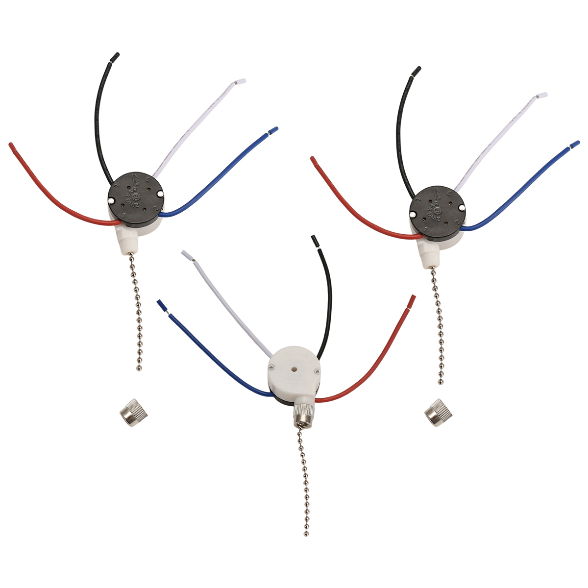 Ze-208s 3 Pcs Ze-208S E89885 3 - Ceiling Fan Pull Chain Switch avaliação e preço