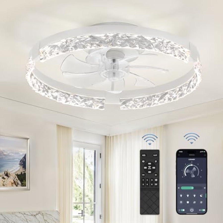 Ventiladores de Teto de Perfil - Ceiling Fan Low Profile Flush Mount avaliação e preço