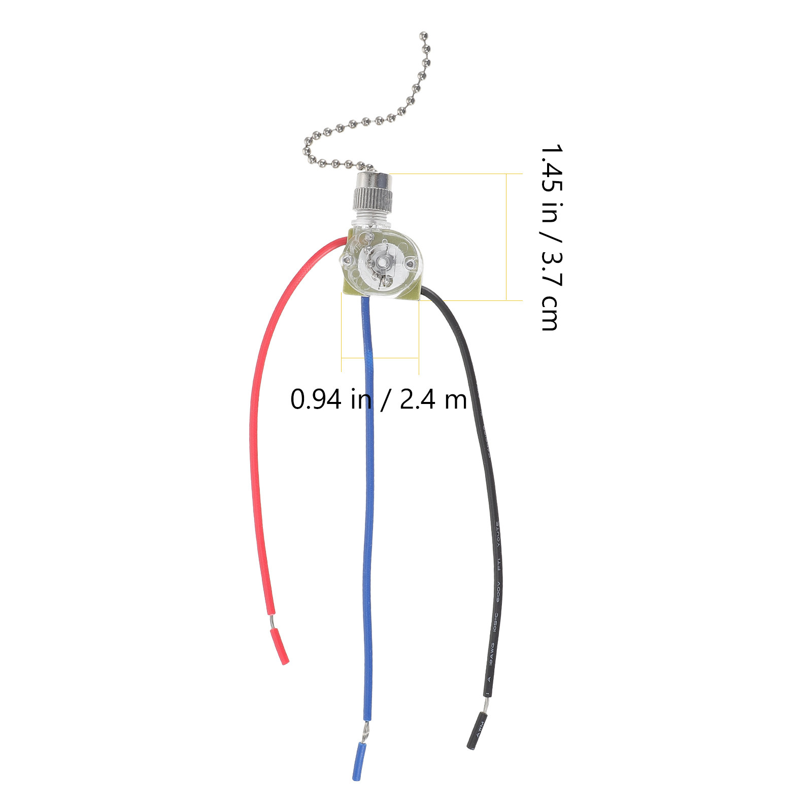 2 unidades de interruptor de c - Ceiling Fan Pull Chain Switch avaliação e preço