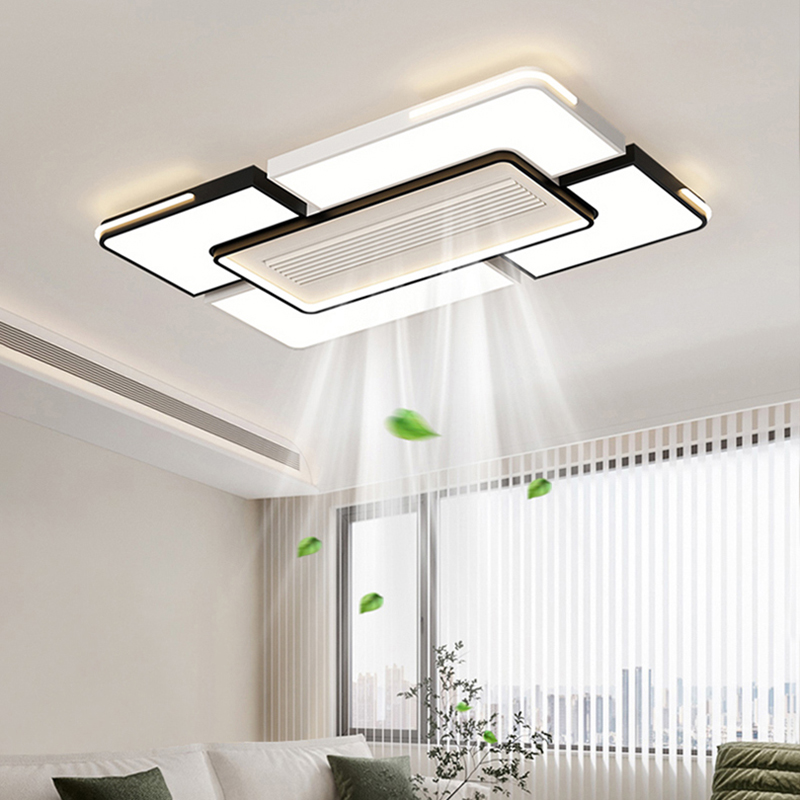 Decoração moderna do quarto le - Ceiling Fan With Remote Control Reversible avaliação e preço