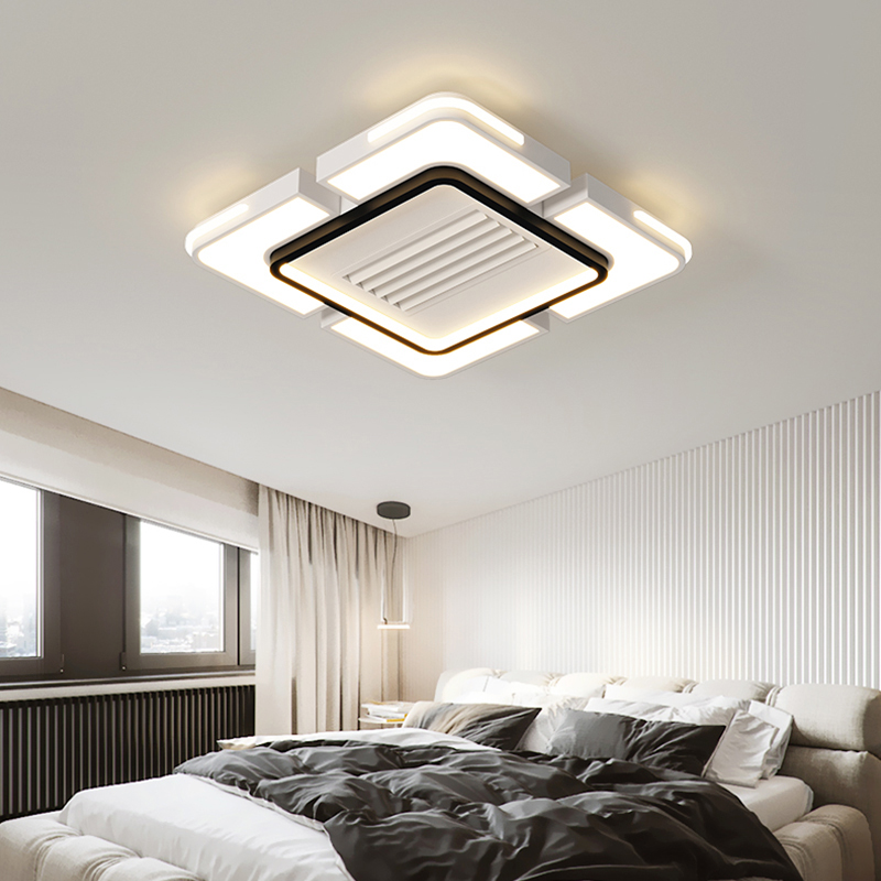 Decoração moderna do quarto le - Ceiling Fan With Remote Control Reversible avaliação e preço