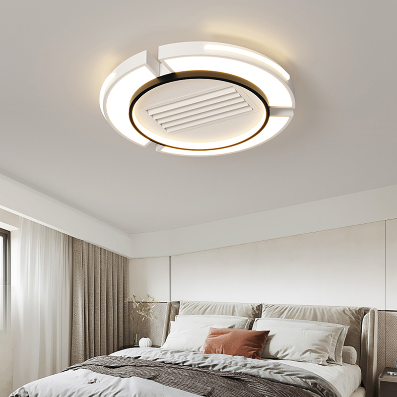 Decoração moderna do quarto le - Ceiling Fan With Remote Control Reversible avaliação e preço