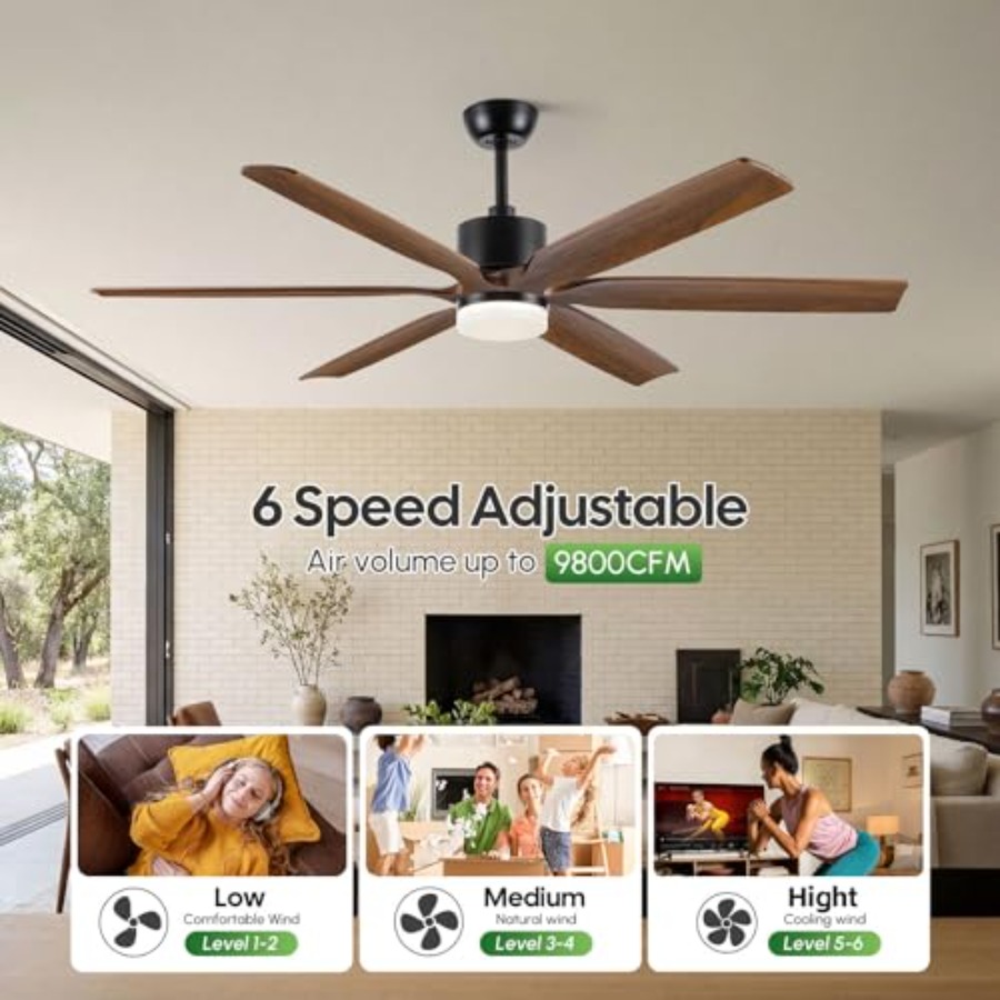 Ventilador de teto externo par - Ceiling Fan Outdoor Damp Rated avaliação e preço