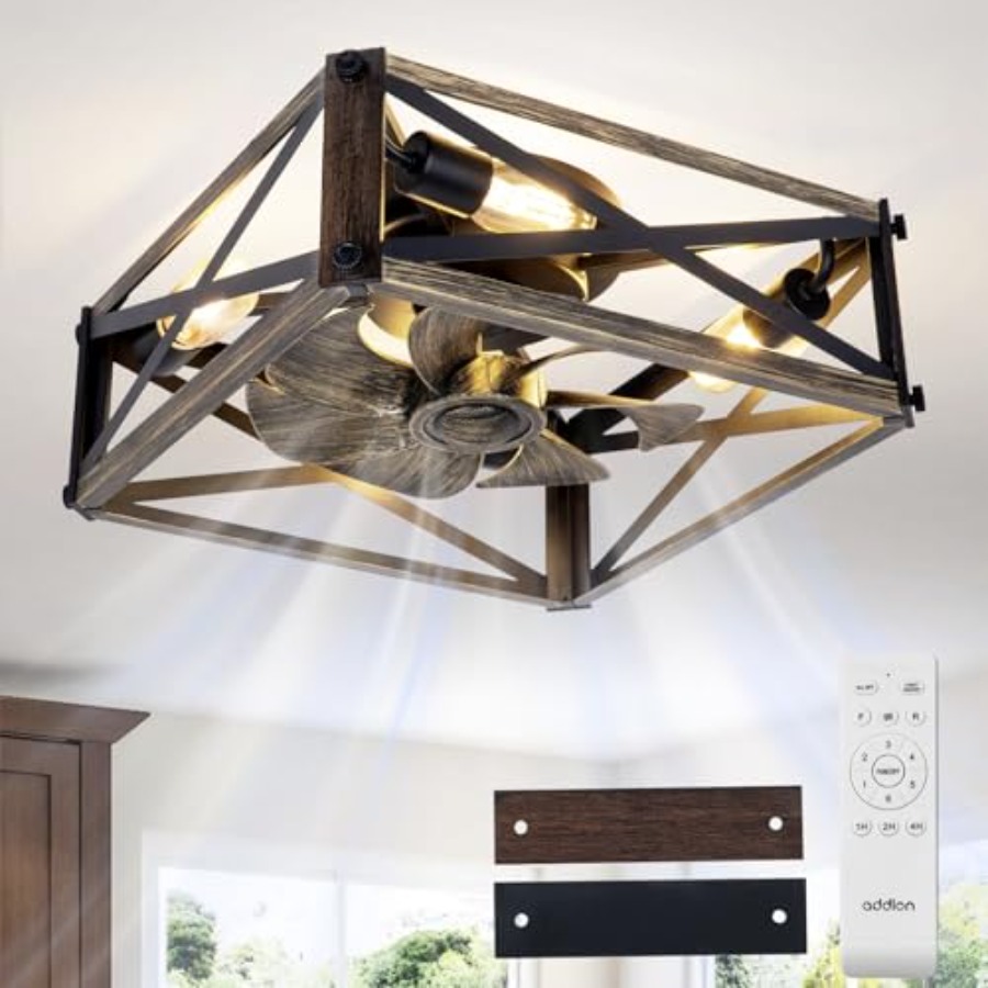 Ventiladores de Teto de Perfil - Ceiling Fan Low Profile Flush Mount avaliação e preço
