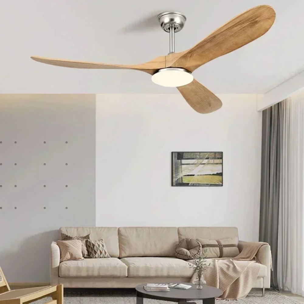 Ventilador de teto de madeira  - Ceiling Fan 60 Inch Industrial avaliação e preço