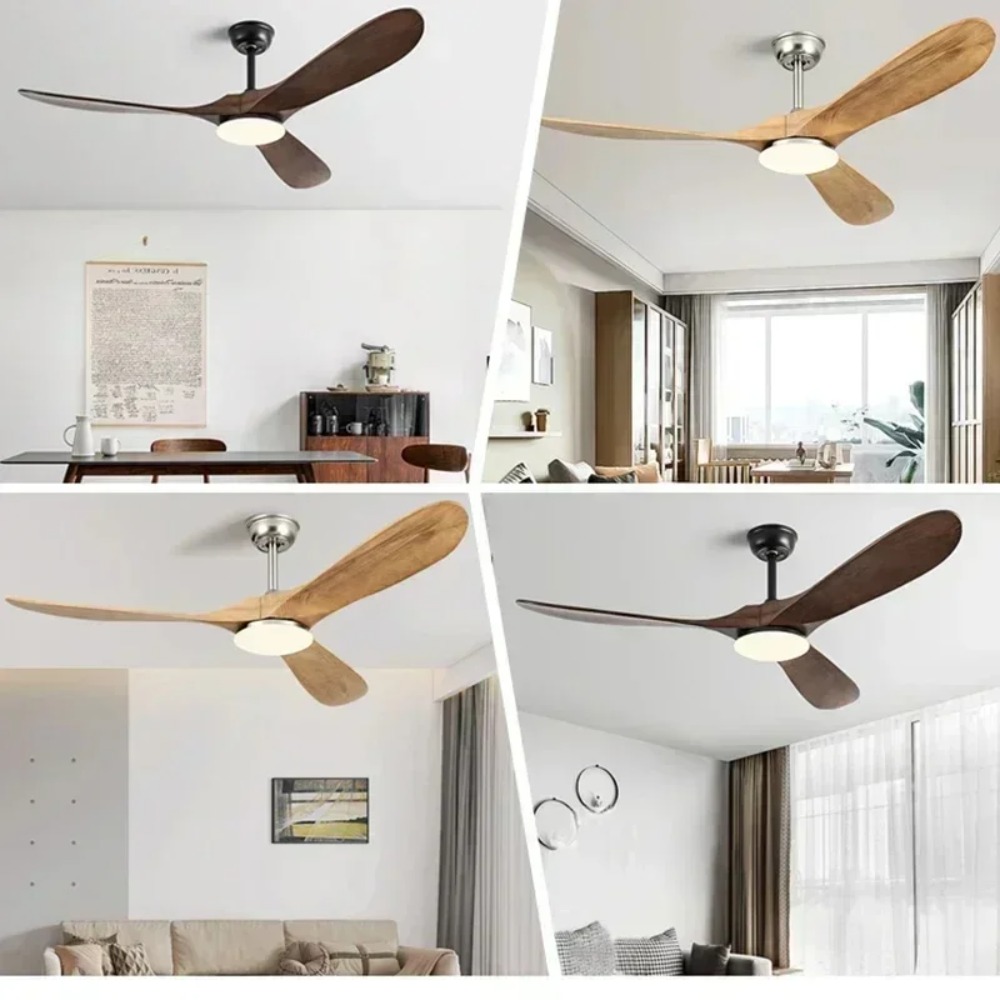 Ventilador de teto de madeira  - Ceiling Fan 60 Inch Industrial avaliação e preço