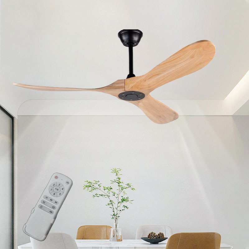 Ventilador de teto de madeira  - Ceiling Fan 60 Inch Industrial avaliação e preço
