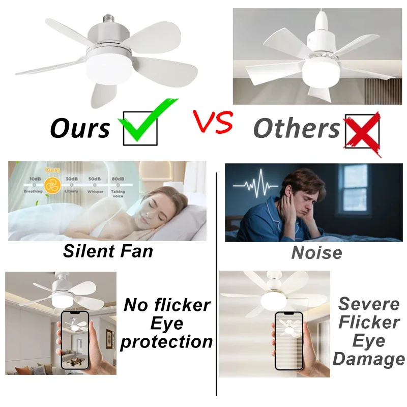 16 Polegada 2-em-1 ventilador  - Ceiling Fan With Remote Control Reversible avaliação e preço
