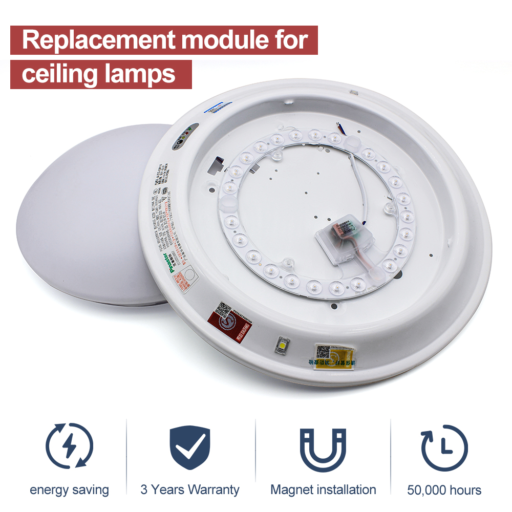 Painel de led 220v, substituiç - Ceiling Fan Light Kit Replacement avaliação e preço