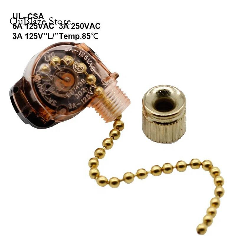 E87438 303 ON OFF 2 posições 3 - Ceiling Fan Pull Chain Switch avaliação e preço