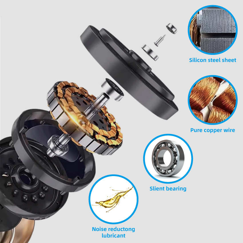 Ventilador de teto com lâminas - Ceiling Fan Dc Motor 52 Inch avaliação e preço