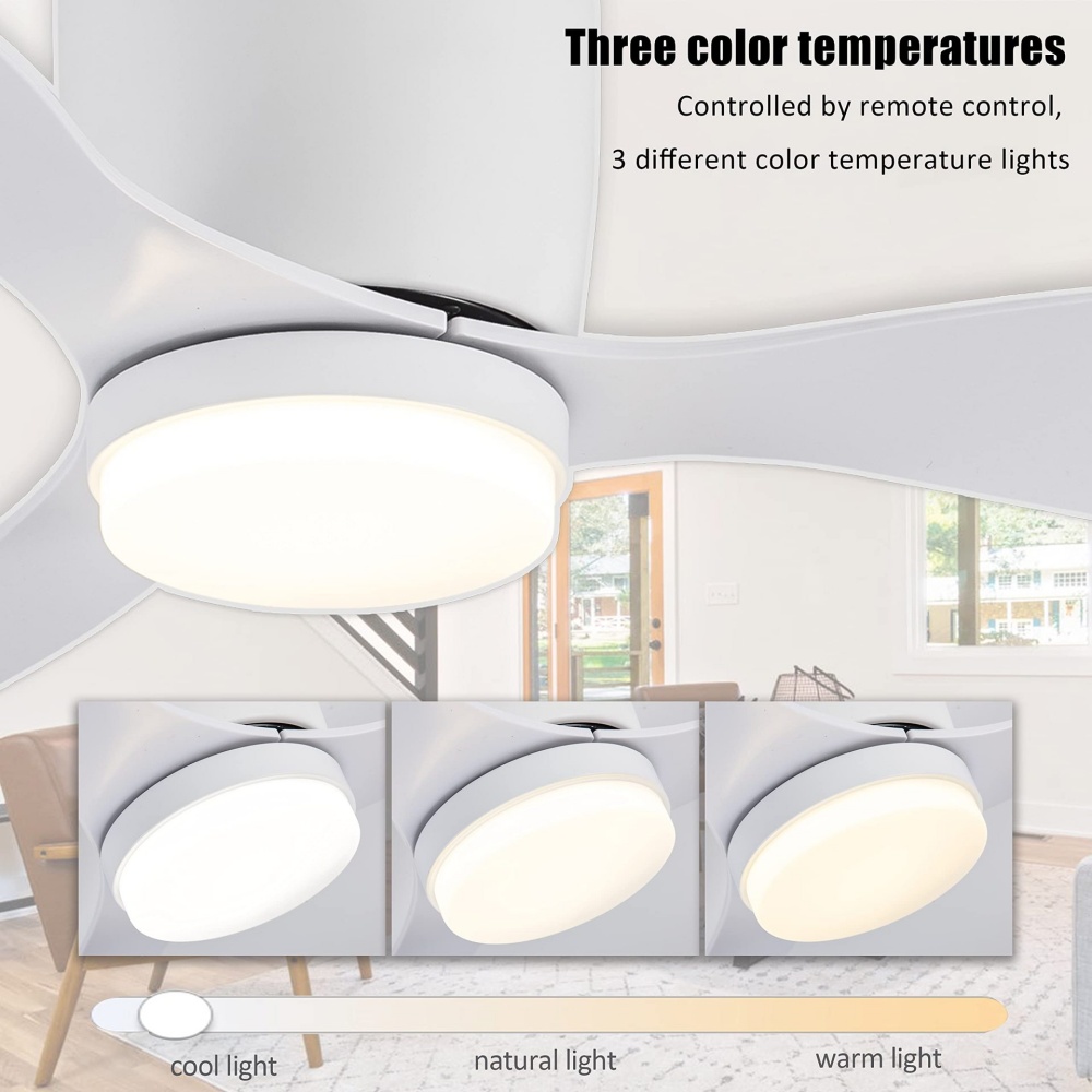 Ventiladores de Teto de 42 a 5 - Ceiling Fan Dc Motor 52 Inch avaliação e preço