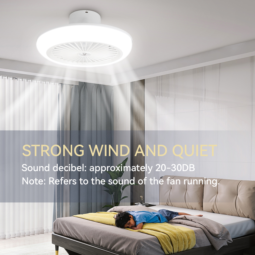 Ventilador de teto 72W Luz de  - Ceiling Fan With Remote Control Reversible avaliação e preço