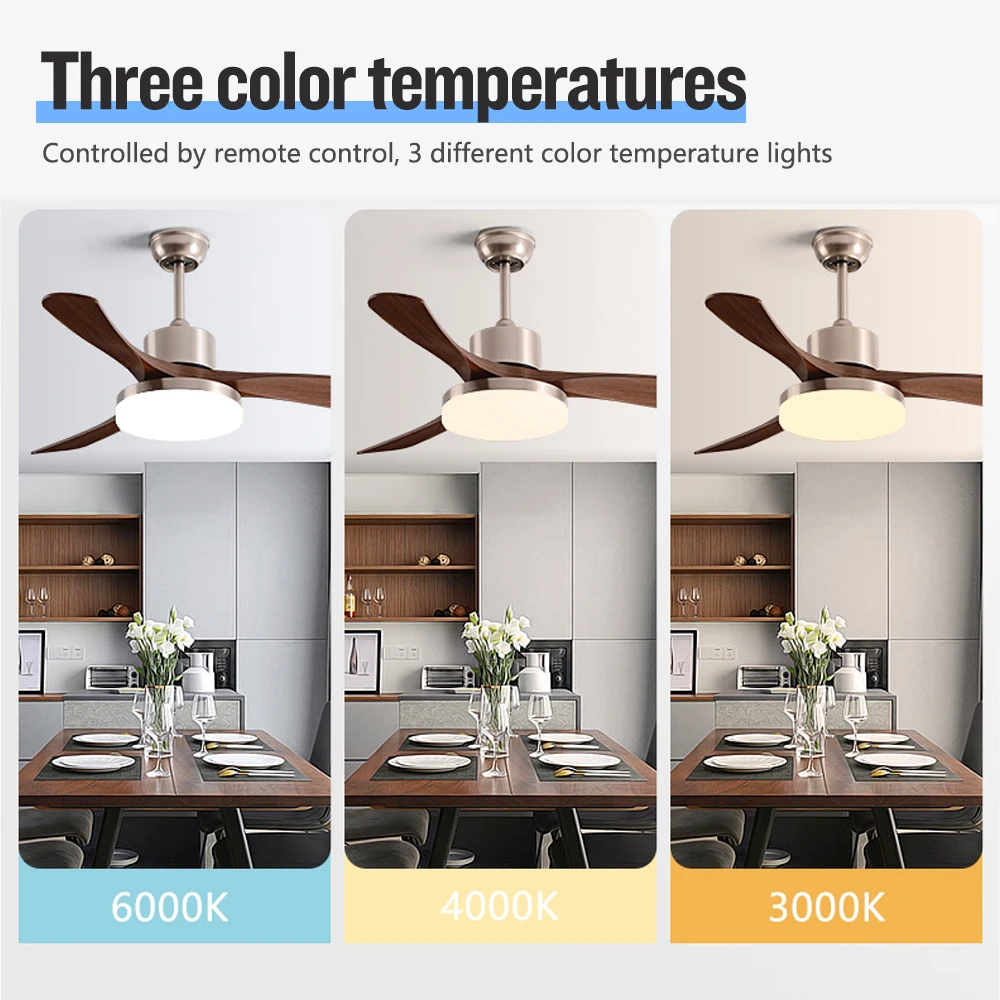 Ventilador de Teto Moderno DC  - Smart Ceiling Fan With Light Remote avaliação e preço