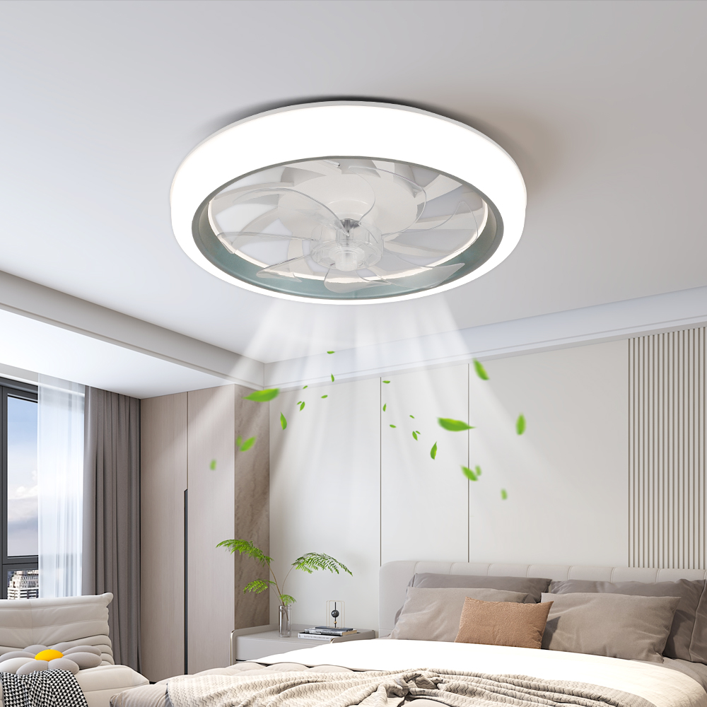 Ventilador de Teto LED Intelig - Ceiling Fan With Remote Control Reversible avaliação e preço