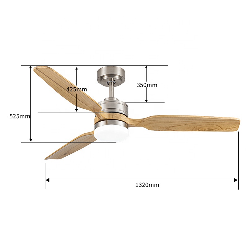 Ventilador de Teto Moderno de  - Ceiling Fan Led 3 Blade Modern avaliação e preço