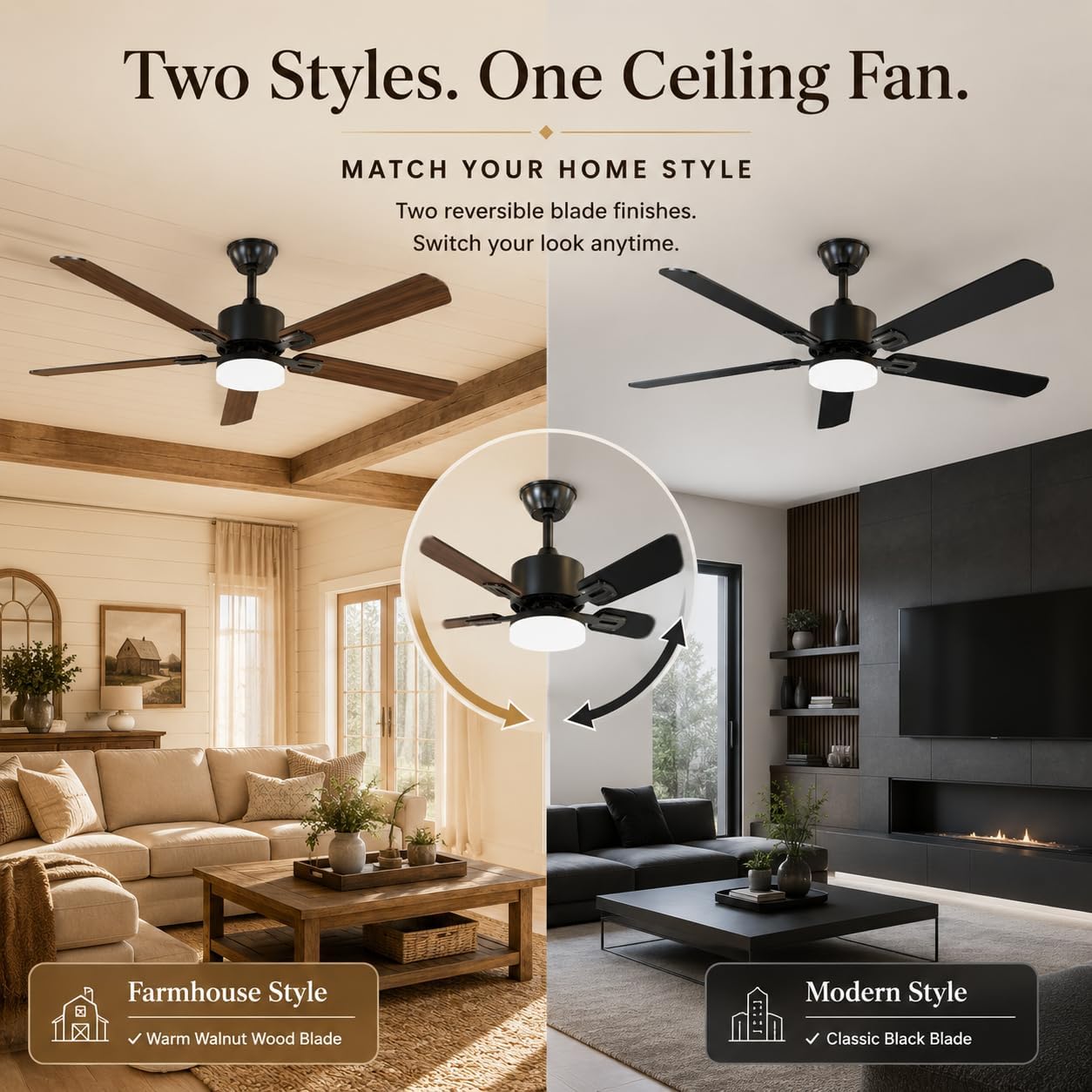 Ventiladores de Teto de 42 Pol - Ceiling Fan Led 3 Blade Modern avaliação e preço